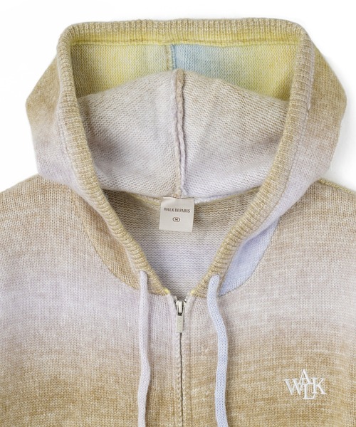 styles(スタイルス)の「WALK IN PARIS Eldorado knit zipped hoodie 24FW ZIPPED KNIT(ニット/セーター・メンズ・マルチ・L)」の3枚目の写真