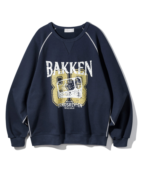 BAKKEN(バッケン)の「チケット レグラン スウェットシャツ BK5983_ネイビー(スウェット・メンズ・ネイビー・FREE)」の1枚目の写真