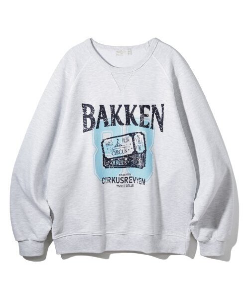 BAKKEN(バッケン)の「チケット レグラン スウェットシャツ BK5983_ネイビー(スウェット・メンズ・ネイビー・FREE)」の2枚目の写真