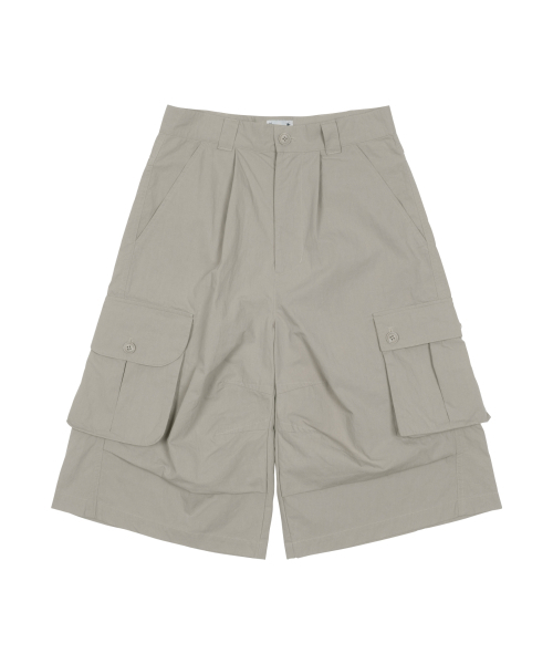 THECOLDESTMOMENT（ザコールデストモーメント）の「TCM easy cargo half pants (grey beige)（その他パンツ・レディース・その他・L/S/M）」の11枚目の写真