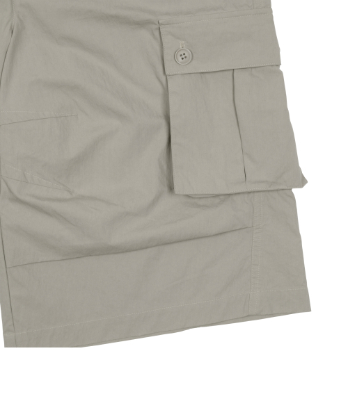 THECOLDESTMOMENT（ザコールデストモーメント）の「TCM easy cargo half pants (grey beige)（その他パンツ・レディース・その他・L/S/M）」の6枚目の写真