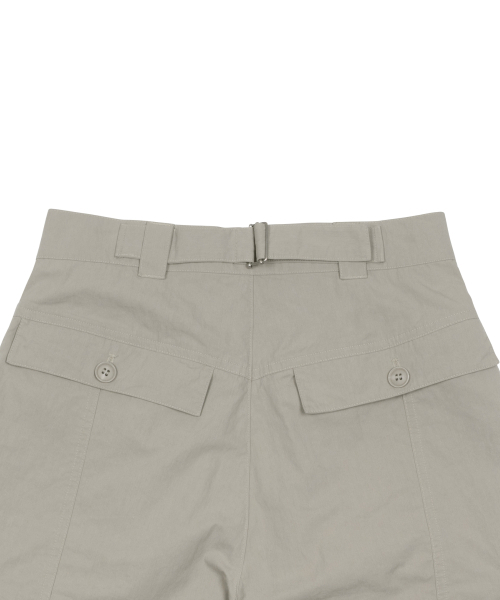 THECOLDESTMOMENT（ザコールデストモーメント）の「TCM easy cargo half pants (grey beige)（その他パンツ・レディース・その他・L/S/M）」の7枚目の写真