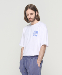 トラベルラインサーフ半袖Tシャツ(ホワイト)