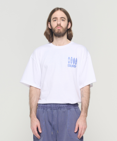 CARGOBROS(カーゴブロス)の「トラベルラインサーフ半袖Tシャツ(ホワイト)(Tシャツ/カットソー・メンズ・その他・S/M/L/2XL/XL)」の17枚目の写真
