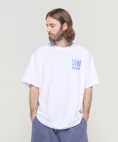 CARGOBROS(カーゴブロス)の「トラベルラインサーフ半袖Tシャツ(ホワイト)(Tシャツ/カットソー・メンズ・その他・S/M/L/2XL/XL)」の14枚目の写真
