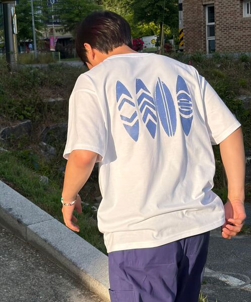 CARGOBROS(カーゴブロス)の「トラベルラインサーフ半袖Tシャツ(ホワイト)(Tシャツ/カットソー・メンズ・その他・S/M/L/2XL/XL)」の5枚目の写真