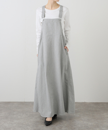 【洗える】Munich/ミューニック スラブデニムサロペット