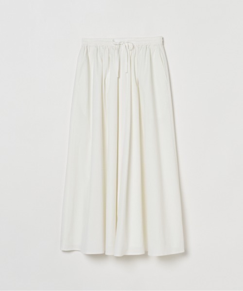 HELIOPOLE(エリオポール)の「DRAWSTRING GATHERED SKIRT(スカート・レディース・ブラック/スカイブルー/ホワイト・38)」の1枚目の写真