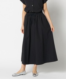 DRAWSTRING GATHERED SKIRT