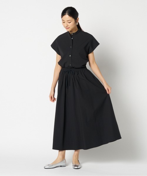 HELIOPOLE(エリオポール)の「DRAWSTRING GATHERED SKIRT(スカート・レディース・ブラック/スカイブルー/ホワイト・38)」の14枚目の写真