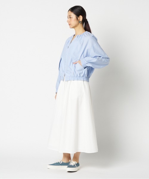 HELIOPOLE(エリオポール)の「DRAWSTRING GATHERED SKIRT(スカート・レディース・ブラック/スカイブルー/ホワイト・38)」の16枚目の写真