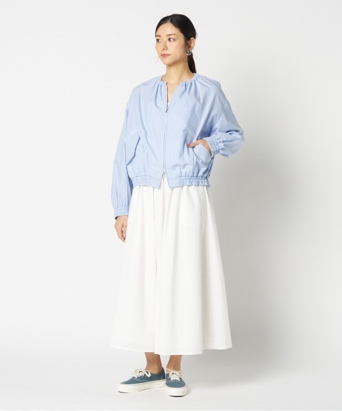 HELIOPOLE(エリオポール)の「DRAWSTRING GATHERED SKIRT(スカート・レディース・ブラック/スカイブルー/ホワイト・38)」の17枚目の写真