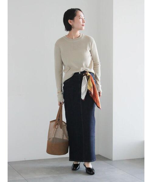 Te chichi（テチチ）の「チャーム付きワッフルニットプルオーバー（ニット/セーター・レディース・ベージュ/オフホワイト/ブラック・F）」の7枚目の写真