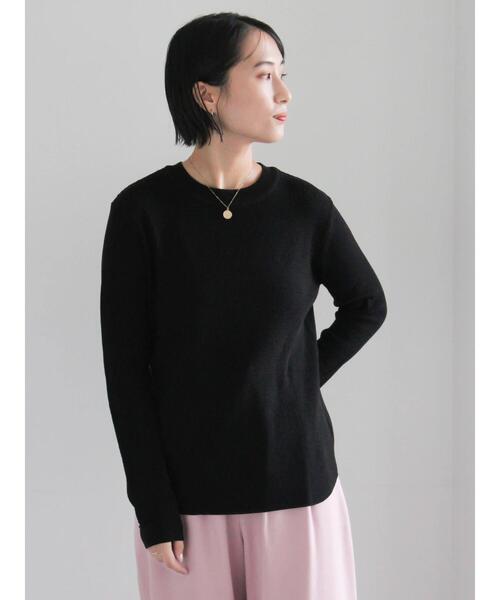 Te chichi（テチチ）の「チャーム付きワッフルニットプルオーバー（ニット/セーター・レディース・ベージュ/オフホワイト/ブラック・F）」の14枚目の写真