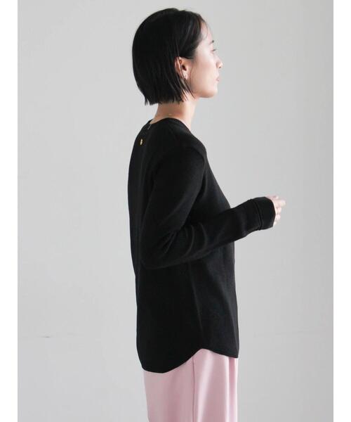 Te chichi（テチチ）の「チャーム付きワッフルニットプルオーバー（ニット/セーター・レディース・ベージュ/オフホワイト/ブラック・F）」の16枚目の写真