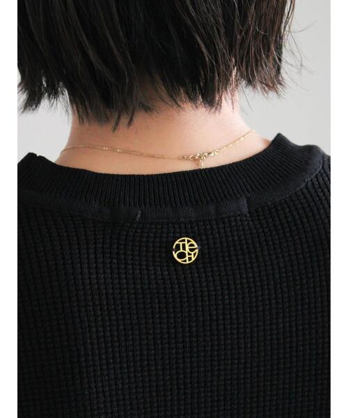 Te chichi（テチチ）の「チャーム付きワッフルニットプルオーバー（ニット/セーター・レディース・ベージュ/オフホワイト/ブラック・F）」の17枚目の写真