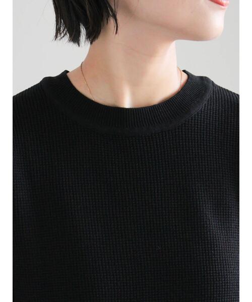 Te chichi（テチチ）の「チャーム付きワッフルニットプルオーバー（ニット/セーター・レディース・ベージュ/オフホワイト/ブラック・F）」の18枚目の写真