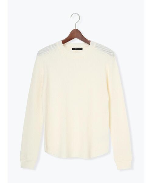 Te chichi（テチチ）の「チャーム付きワッフルニットプルオーバー（ニット/セーター・レディース・ベージュ/オフホワイト/ブラック・F）」の20枚目の写真