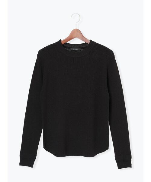 Te chichi（テチチ）の「チャーム付きワッフルニットプルオーバー（ニット/セーター・レディース・ベージュ/オフホワイト/ブラック・F）」の21枚目の写真