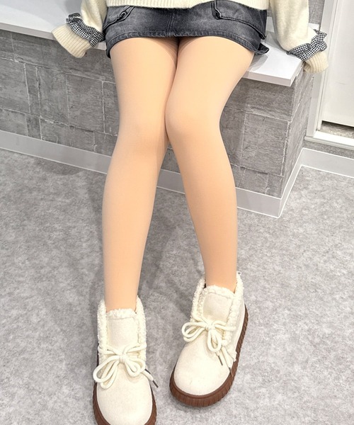 DiamondHearts(ダイヤモンドハーツ)の「素肌感×美脚フェイクタイツ 180デニール(タイツ/ストッキング・レディース・ベージュ/ベージュ系その他・FREE)」の3枚目の写真