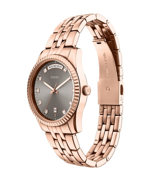FOSSIL(フォッシル)の「フォッシル 腕時計 レディース アナログ ステンレス ES5459(アナログ腕時計・レディース・ピンクゴールド・FREE)」の6枚目の写真