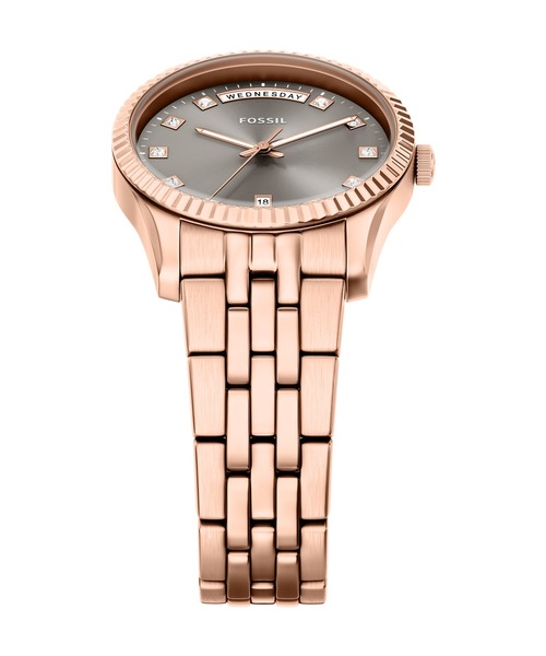 FOSSIL(フォッシル)の「フォッシル 腕時計 レディース アナログ ステンレス ES5459(アナログ腕時計・レディース・ピンクゴールド・FREE)」の7枚目の写真
