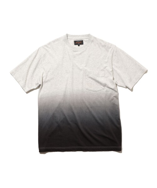 BEAMS PLUS(ビームスプラス)の「Pocket Tee Gradation Dye(Tシャツ/カットソー・メンズ・サックスブルー/シルバー/グリーン・MEDIUM/X-LARGE/LARGE/SMALL/XX-LARGE)」の6枚目の写真
