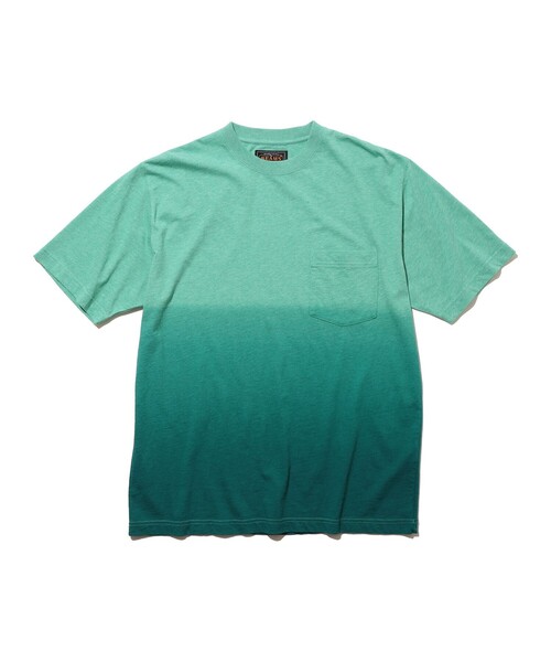 BEAMS PLUS(ビームスプラス)の「Pocket Tee Gradation Dye(Tシャツ/カットソー・メンズ・サックスブルー/シルバー/グリーン・MEDIUM/X-LARGE/LARGE/SMALL/XX-LARGE)」の16枚目の写真