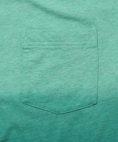 BEAMS PLUS(ビームスプラス)の「Pocket Tee Gradation Dye(Tシャツ/カットソー・メンズ・サックスブルー/シルバー/グリーン・MEDIUM/X-LARGE/LARGE/SMALL/XX-LARGE)」の20枚目の写真