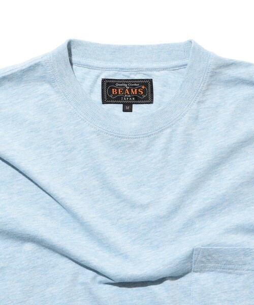 BEAMS PLUS(ビームスプラス)の「Pocket Tee Gradation Dye(Tシャツ/カットソー・メンズ・サックスブルー/シルバー/グリーン・MEDIUM/X-LARGE/LARGE/SMALL/XX-LARGE)」の14枚目の写真
