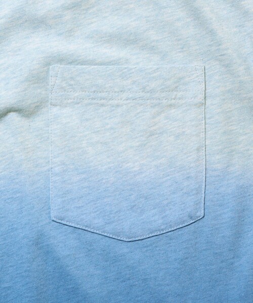 BEAMS PLUS(ビームスプラス)の「Pocket Tee Gradation Dye(Tシャツ/カットソー・メンズ・サックスブルー/シルバー/グリーン・MEDIUM/X-LARGE/LARGE/SMALL/XX-LARGE)」の11枚目の写真