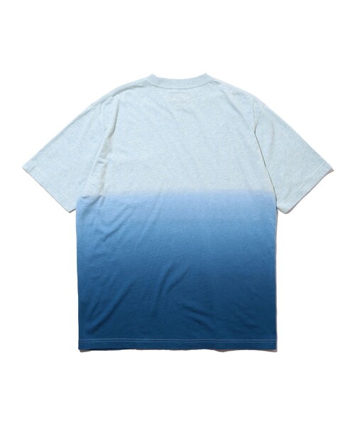 BEAMS PLUS(ビームスプラス)の「Pocket Tee Gradation Dye(Tシャツ/カットソー・メンズ・サックスブルー/シルバー/グリーン・MEDIUM/X-LARGE/LARGE/SMALL/XX-LARGE)」の9枚目の写真
