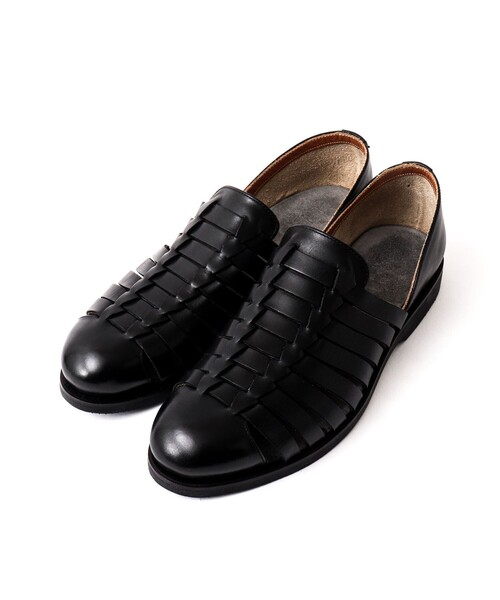 EARLE(アール)の「【EARLE/アール】ER6101 Modan Huarache Shoes(サンダル・メンズ・ブラック・43/42/41)」の2枚目の写真