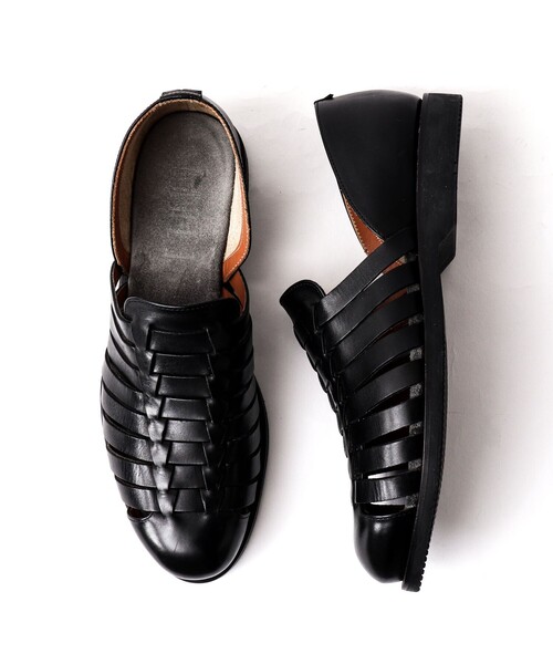 EARLE(アール)の「【EARLE/アール】ER6101 Modan Huarache Shoes(サンダル・メンズ・ブラック・43/42/41)」の4枚目の写真