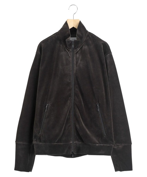 marka（マーカ）の「marka / マーカ：FULL ZIP TRACK JACKET -30/-ORGANIC COTTON VELOUR-：M25C19CS01C[COR]（ブルゾン・メンズ・ダークネイビー/チャコールグレー・M/S/1(S)）」の2枚目の写真