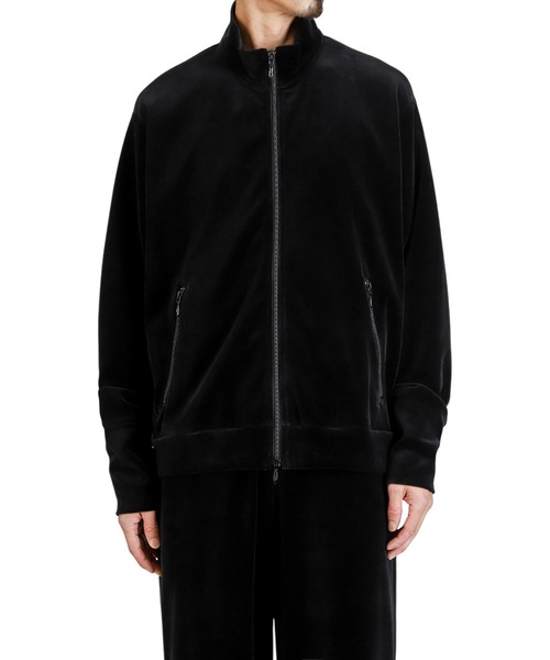 marka（マーカ）の「marka / マーカ：FULL ZIP TRACK JACKET -30/-ORGANIC COTTON VELOUR-：M25C19CS01C[COR]（ブルゾン・メンズ・ダークネイビー・M/S）」の8枚目の写真