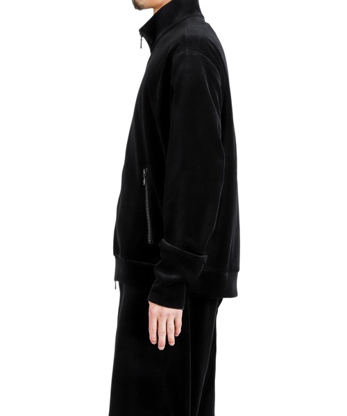 marka（マーカ）の「marka / マーカ：FULL ZIP TRACK JACKET -30/-ORGANIC COTTON VELOUR-：M25C19CS01C[COR]（ブルゾン・メンズ・ダークネイビー・M/S）」の9枚目の写真