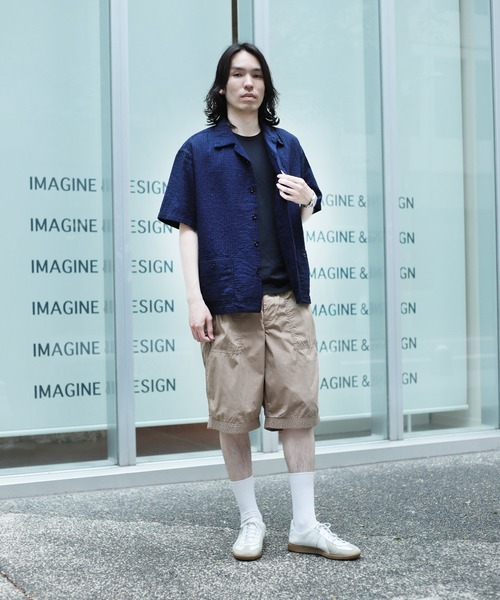 OMNIGOD（オムニゴッド）の「[OMNIGOD mens / オムニゴッド] オリジナルインディゴダブルガーゼ ショートスリーブシャツジャケット（シャツ/ブラウス・メンズ・インディゴブルー・4/3/2）」の20枚目の写真