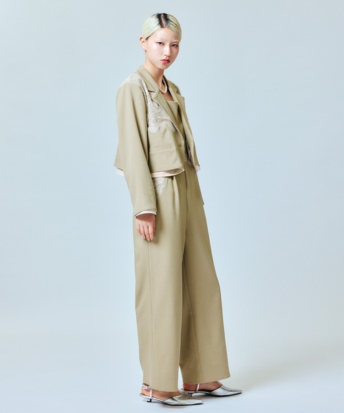 darial（ダリアル）の「【darial】jacket set pants dress / ジャケットセットパンツドレス（セットアップ・レディース・ブラック/ミント/ブラウン・S/M）」の22枚目の写真