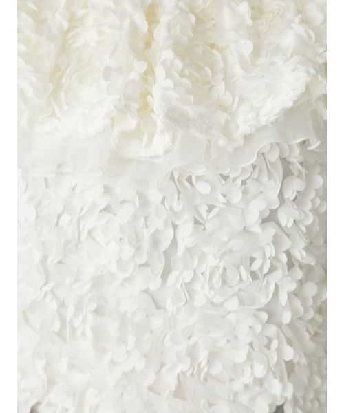 FRAY I.D（フレイアイディー）の「３Dフラワーカットチュールオフショルブラウス（シャツ/ブラウス・レディース・ブラック/ホワイト・F）」の10枚目の写真