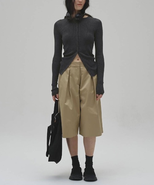 TODAYFUL（トゥデイフル）の「【TODAYFUL/トゥデイフル】Silkwool Knit Cardigan/シルクニットカーディガン（カーディガン/ボレロ・レディース・ダークブラウン/チャコールグレー/キナリ・FREE）」の6枚目の写真