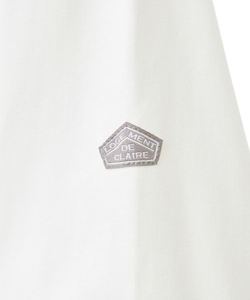 LOGEMENT DE CLAIRE(ロジュモンドクレール)の「《定番》ラウンドヘムロングスリーブTシャツ(Tシャツ/カットソー・レディース・オフホワイト/ブラック・FREE)」の17枚目の写真