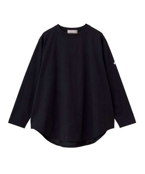 LOGEMENT DE CLAIRE(ロジュモンドクレール)の「《定番》ラウンドヘムロングスリーブTシャツ(Tシャツ/カットソー・レディース・オフホワイト/ブラック・FREE)」の21枚目の写真