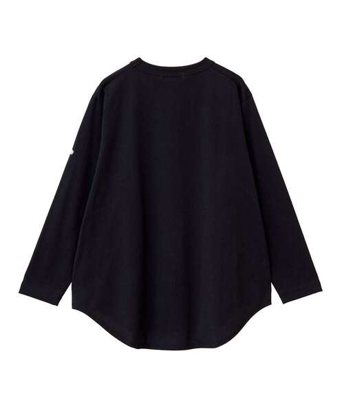 LOGEMENT DE CLAIRE(ロジュモンドクレール)の「《定番》ラウンドヘムロングスリーブTシャツ(Tシャツ/カットソー・レディース・オフホワイト/ブラック・FREE)」の22枚目の写真