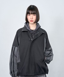 Nora Lily（ノラリリー）の「【Nora Lily】Denim Combo Track Line Loose Blouson（ブルゾン）」