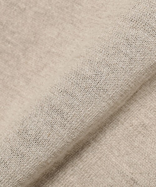 fennica(フェニカ)の「Yonetomi / AMA LINEN BASQUE KNIT PULLOVER バスクシャツ(Tシャツ/カットソー・レディース・ベージュ・2)」の6枚目の写真