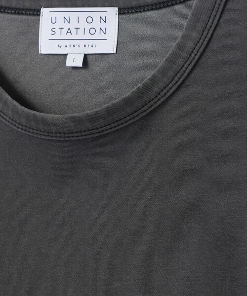 UNION STATION(ユニオンステーション)の「ポンチフェードTシャツ(Tシャツ/カットソー・メンズ・グレイッシュベージュ/ブラック・L/M)」の10枚目の写真