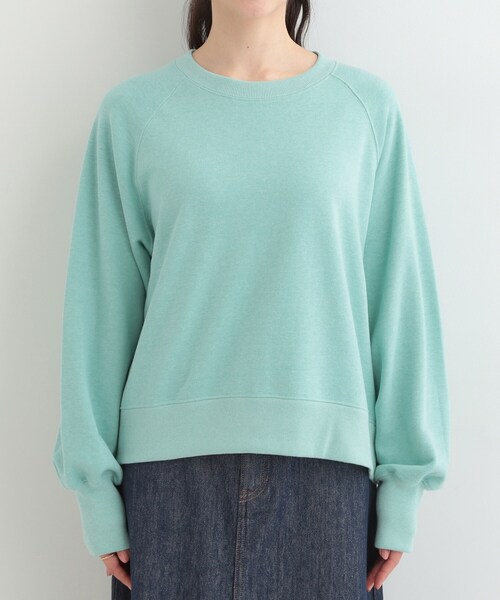 SHOO・LA・RUE（シューラルー）の「MIX調 シンプルラグランスウェット（スウェット・レディース・ライトグレー/オレンジ系/ブルー/チャコールグレー・03/02/01/04）」の21枚目の写真