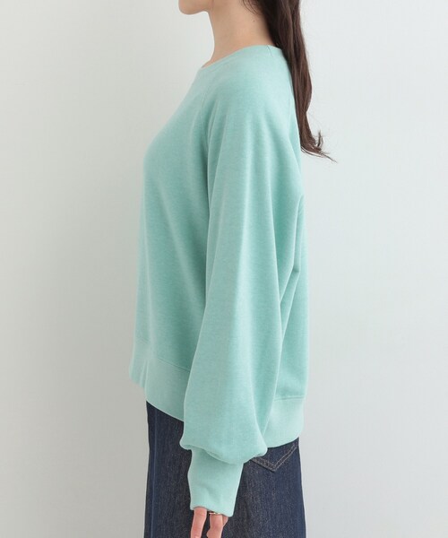 SHOO・LA・RUE（シューラルー）の「MIX調 シンプルラグランスウェット（スウェット・レディース・ライトグレー/オレンジ系/ブルー/チャコールグレー・03/02/01/04）」の22枚目の写真