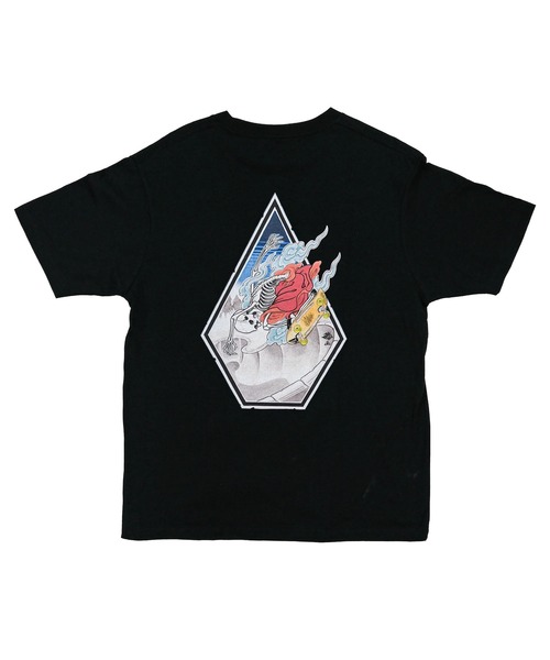 VOLCOM（ボルコム）の「VOLCOM/ボルコム メンズ 半袖 Tシャツ VST261011（Tシャツ/カットソー・メンズ・ブラック/ホワイト・L/M）」の4枚目の写真
